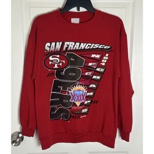 Vintage Reebok 1994 San Francisco 49ers XXIX Super Bowl Champion‎ Crewneck Sz M